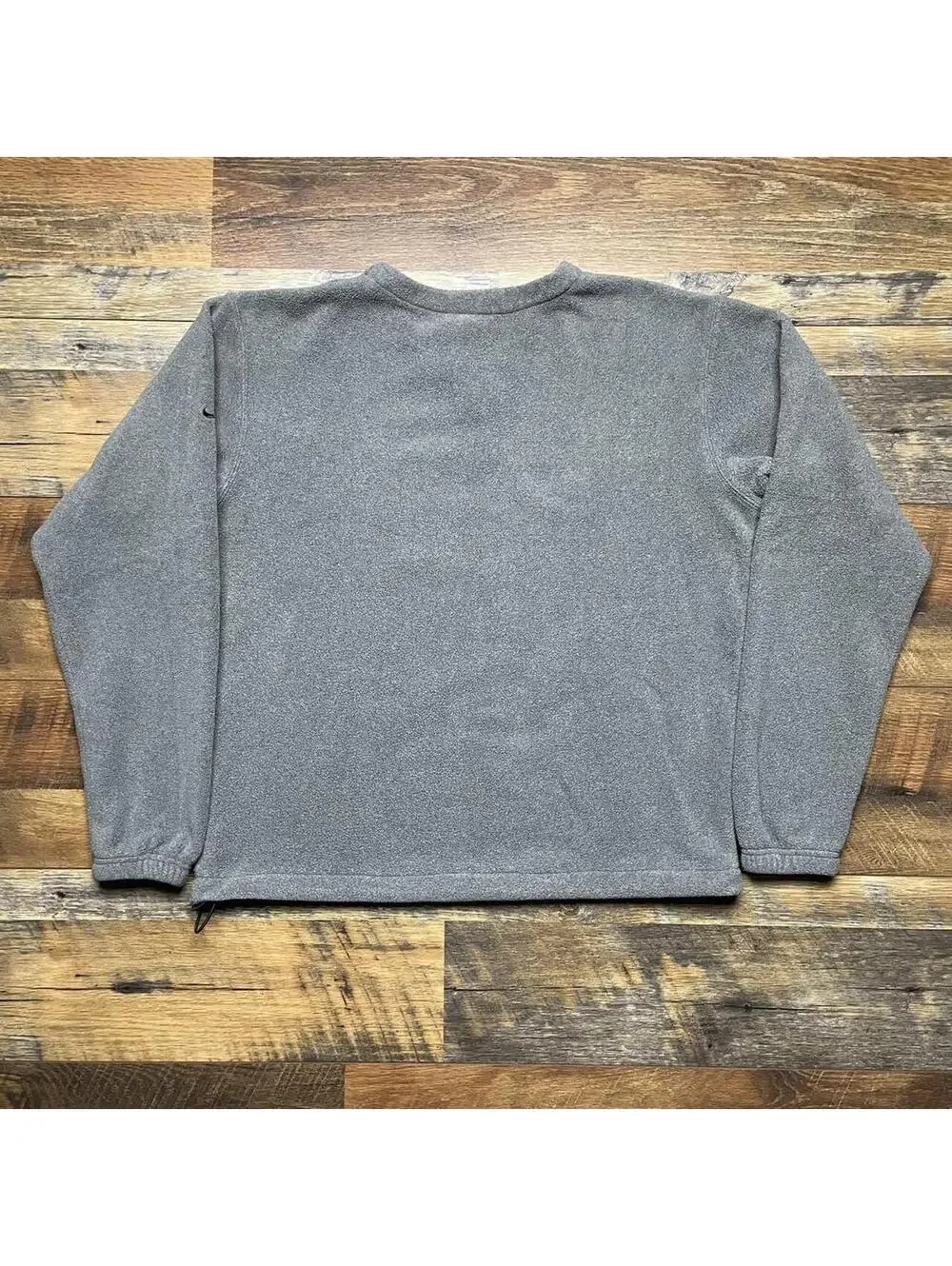 Vintage Nike Golf Therma-Fit Men's Medium Gray Pullover V Neck Fleece Sweater